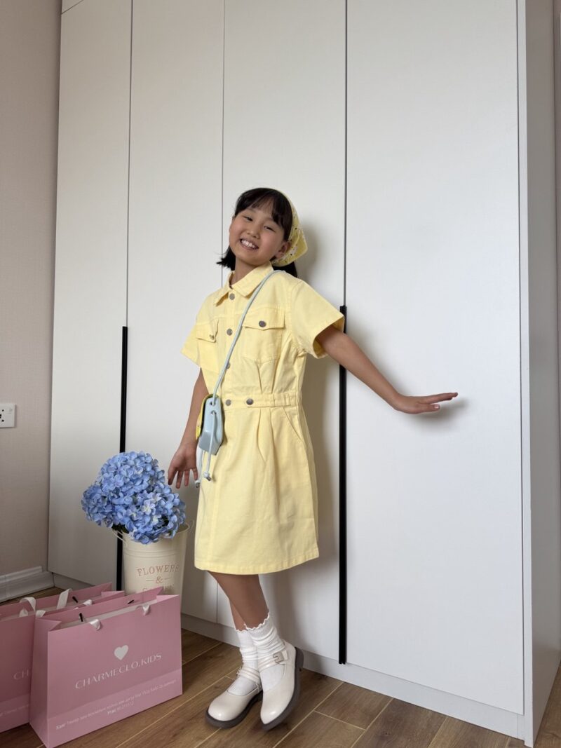 Sarafan “Denim Lemon”
